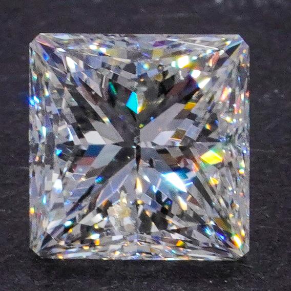 GIA Certified 1.00CT SI2/H Cut-Corned Square Modified Brilliant Loose Diamond