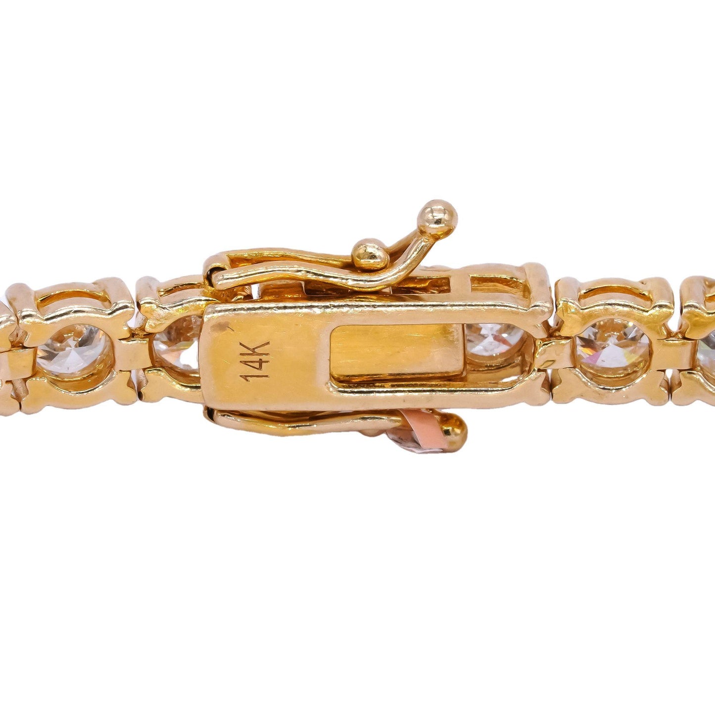 14K Yellow Gold 30.18CT Diamond Tennis Bracelet $830k Retail Value