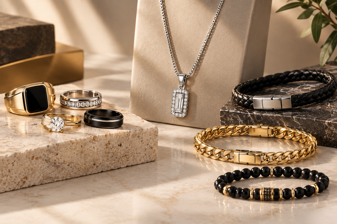 The Best Men's Jewelry Rings Necklace and Bracelets