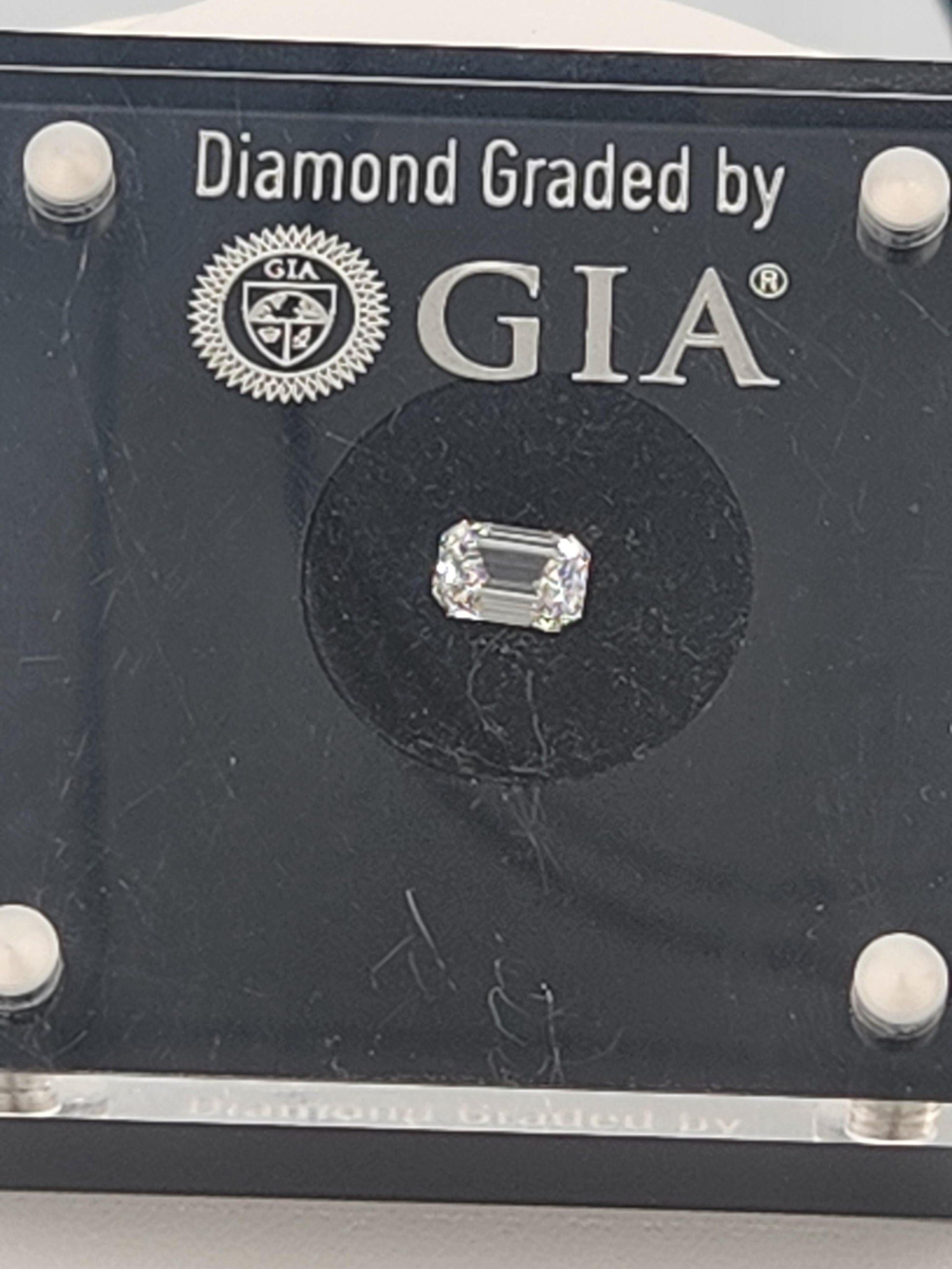 GIA Certified VVS1/D Emerald Cut Loose Diamond w/ Report 1.0CT