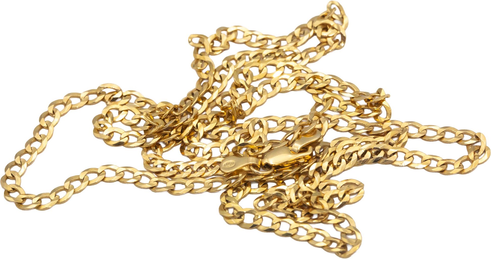 14k Yellow Gold Jewelry 26" Long/3.0mm Wide Curb Link Chain Necklace