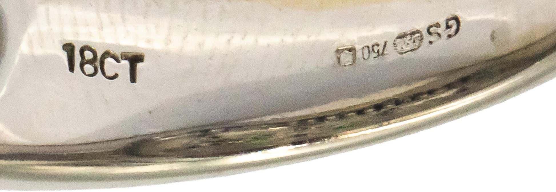 Diamond & Tsavorite 18k White Gold Cocktail Band Ring 0.87CT Size 7.5