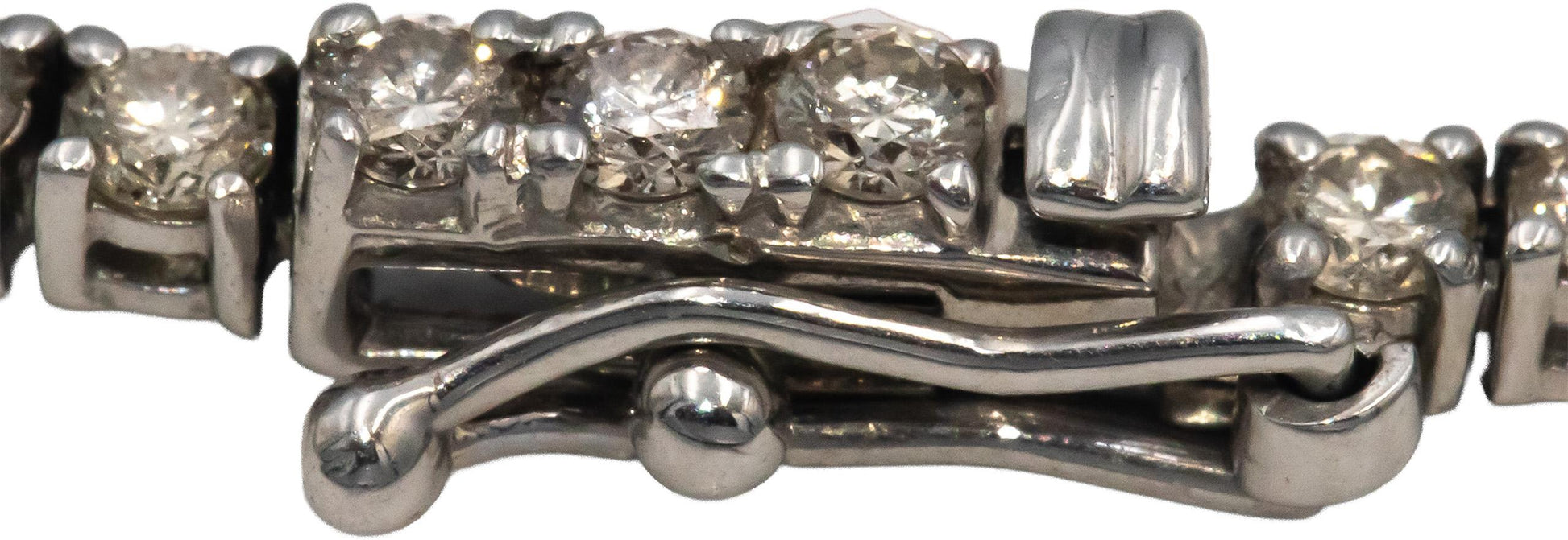 LE VIAN 14k White Gold Diamond & Rainbow Sapphire Fancy Necklace Chain 14.70CT
