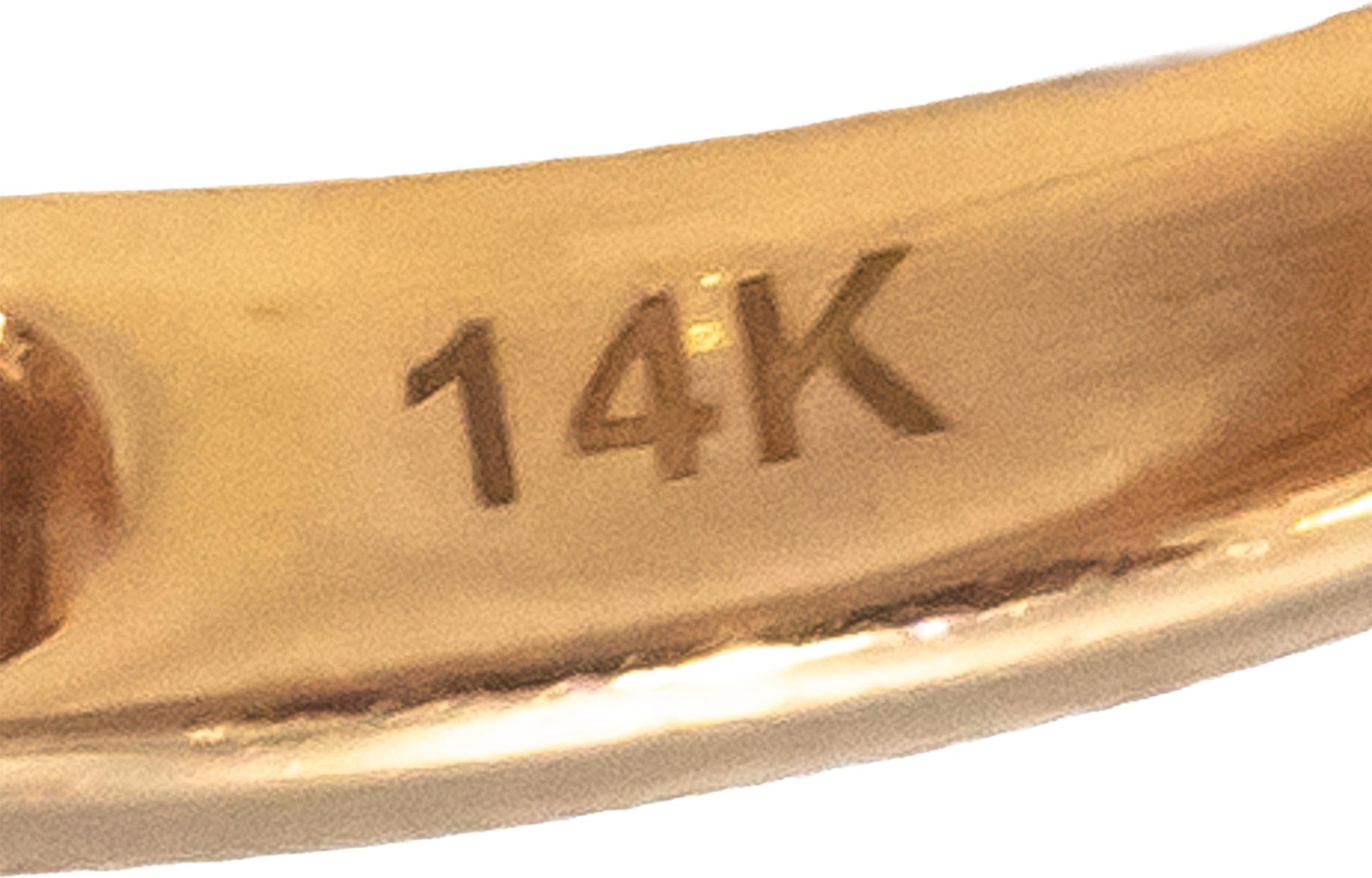 LE VIAN 14k Rose Gold Pear Shaped Garnet Ring w/ 0.75CT Diamonds Size 5.5