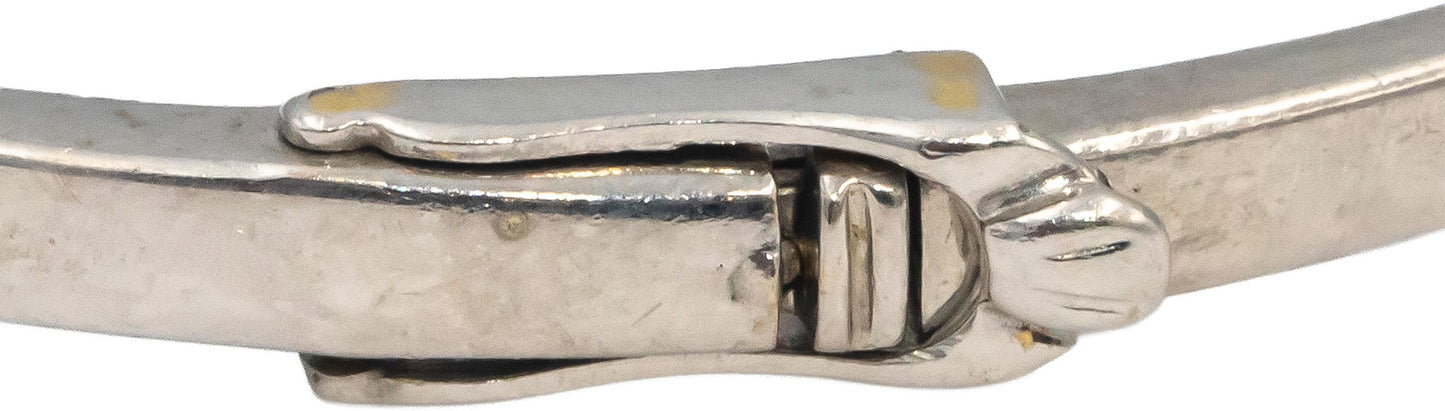 18k White Gold Ruby and Diamond Bangle Bracelet 0.79CT