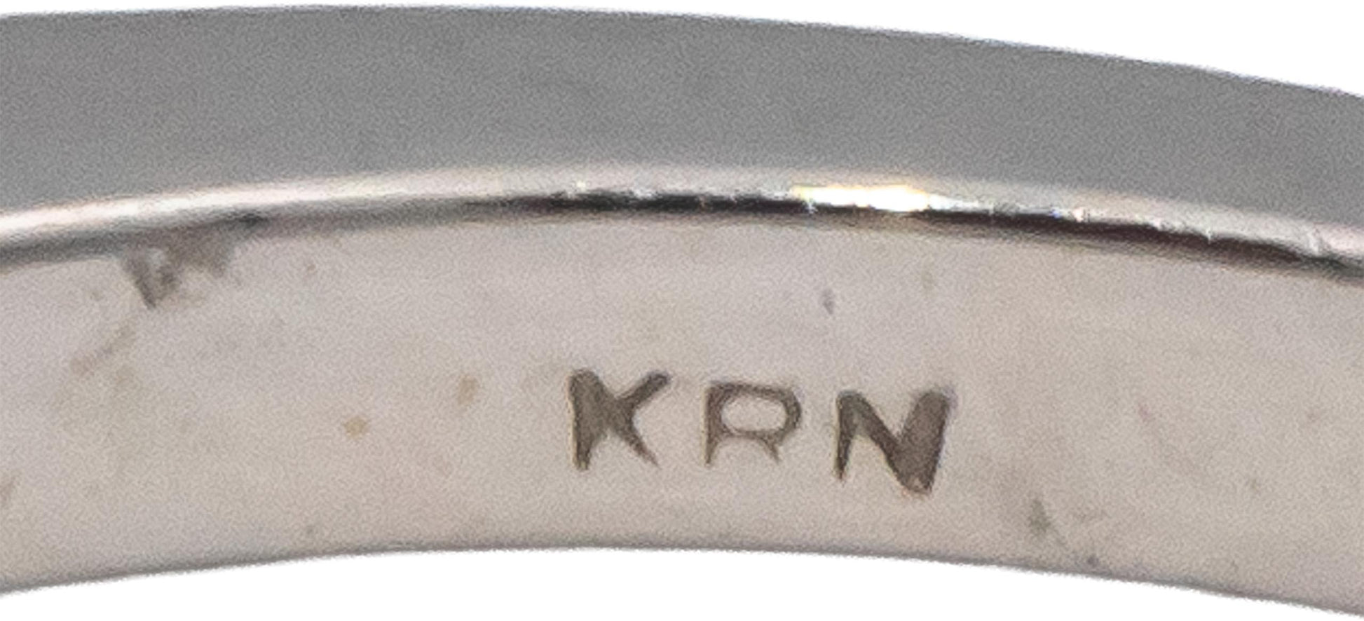 14k White Gold VS Round Channel Set Diamond Band Ring 0.25CT Size 7