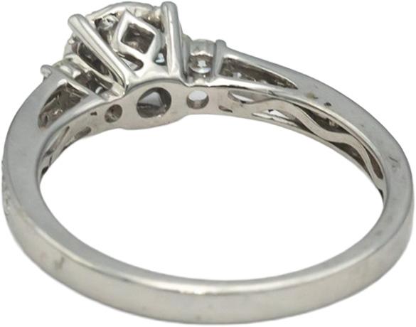 18k White Gold VS Round Diamond Engagement Ring 0.70CT Size 7