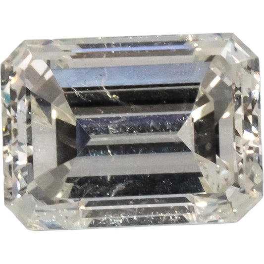 GIA Certified SI2/H Emerald Cut Diamond Loose Stone 3.01CT