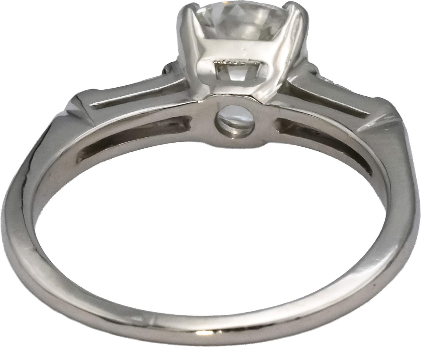 GIA Platinum Old Mine VS2/H Diamond Engagement Ring 1.97CT w/ 1.82CT Center