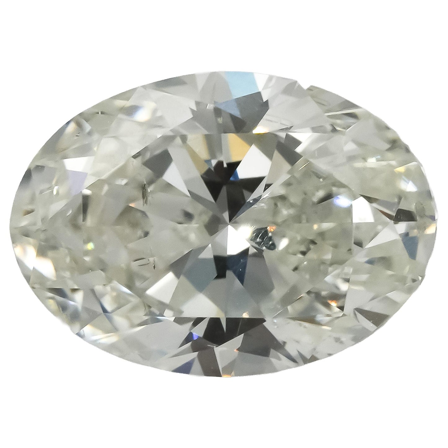 GIA Certified SI2/H Oval Brilliant Cut Loose Diamond Stone 2.01CT