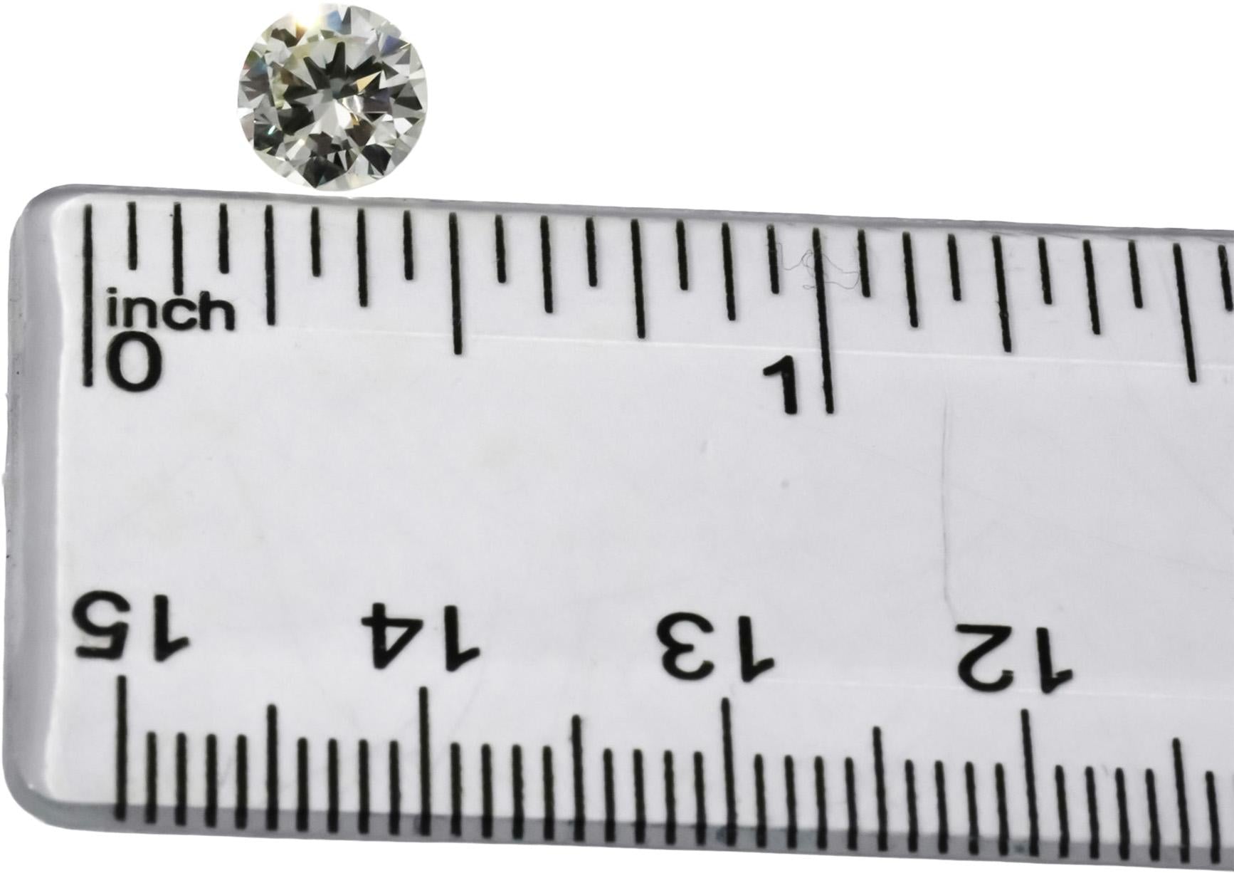 GIA Certified VVS2/K Round Cut Natural Diamond Loose Stone 1.04CT