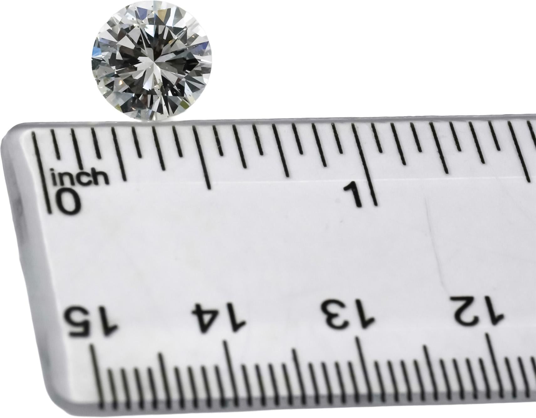 GIA Certified SI2/G Round Cut Natural Diamond Loose Stone 3.03CT