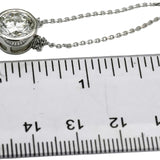14k White Gold VS Round Lab-Grown Diamond Solitaire Pendant Necklace 2.51CT