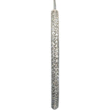 18k White Gold Round Diamond Pave Two-Row Hoop Earrings 1.78CT