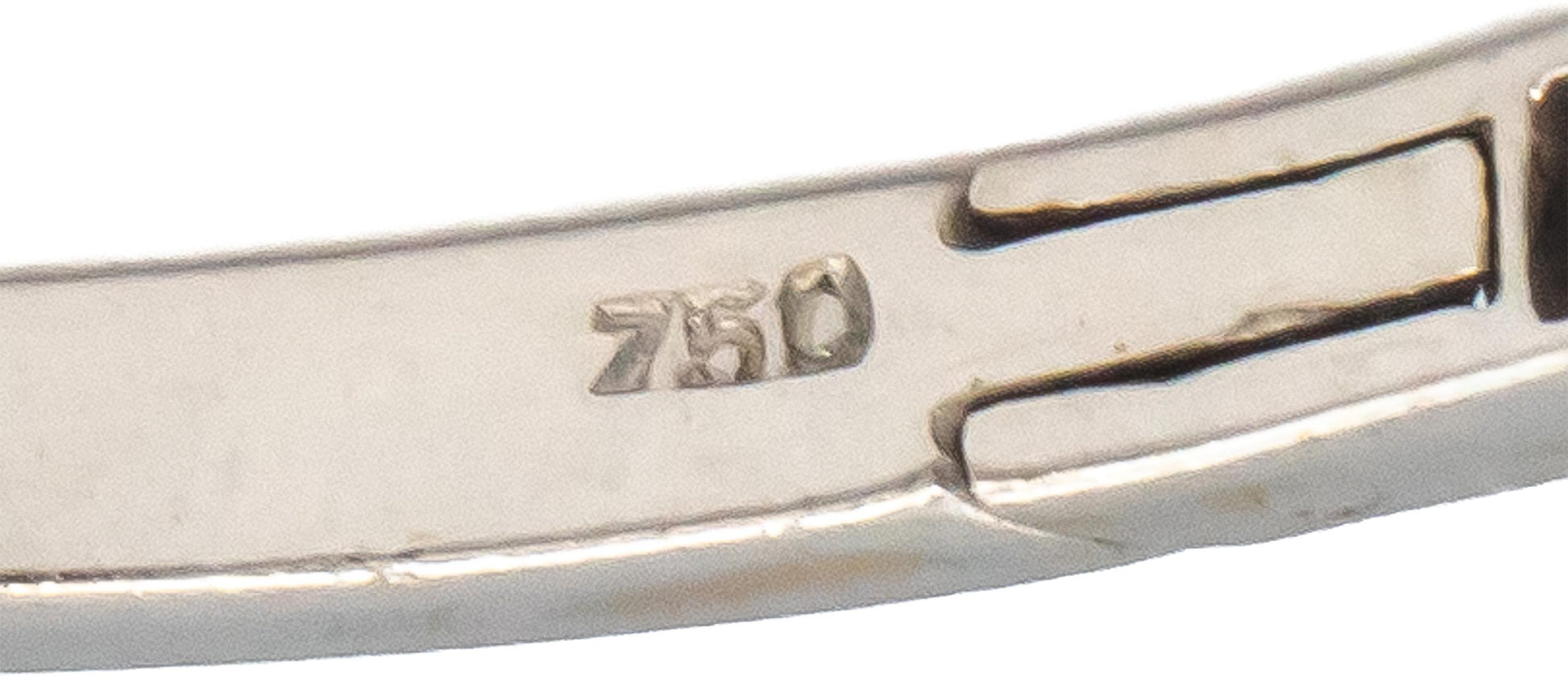 18k White Gold Ruby and Diamond Bangle Bracelet 0.79CT