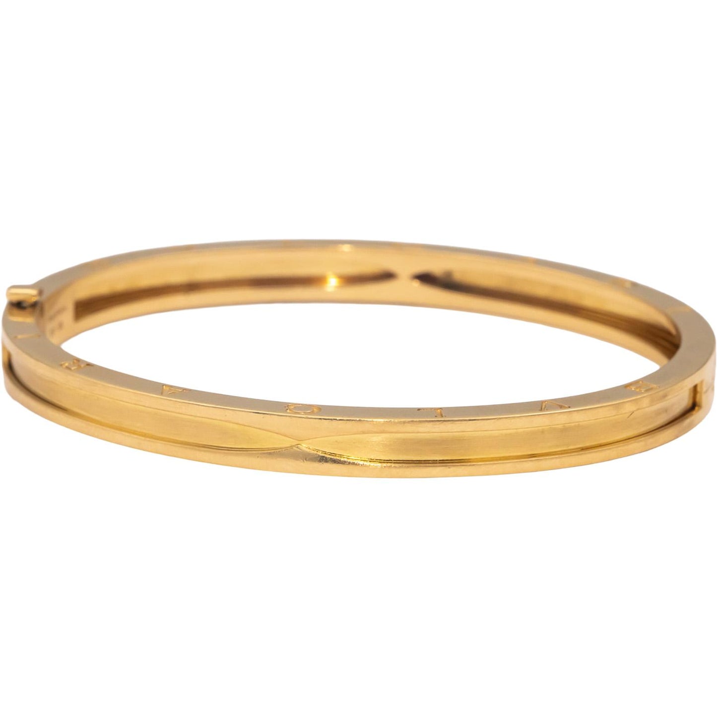 BVLGARI 18k Yellow Gold B.zero1 Collection Bangle Bracelet
