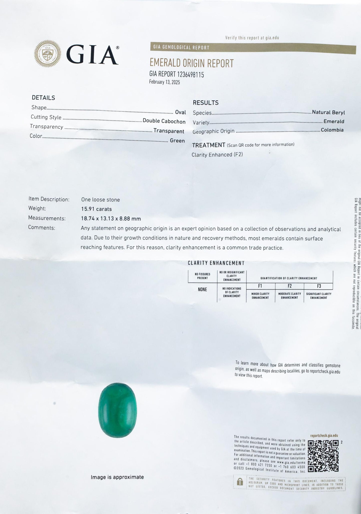 GIA Certified 18k Yellow Gold Colombian Emerald & Diamond Cocktail Ring 19.41CT