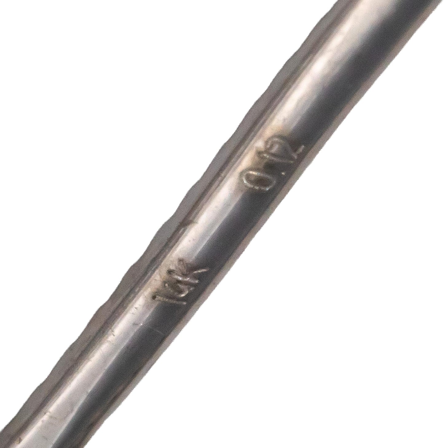 14k White Gold Round Diamond Drop Dangle Earrings 0.12CT