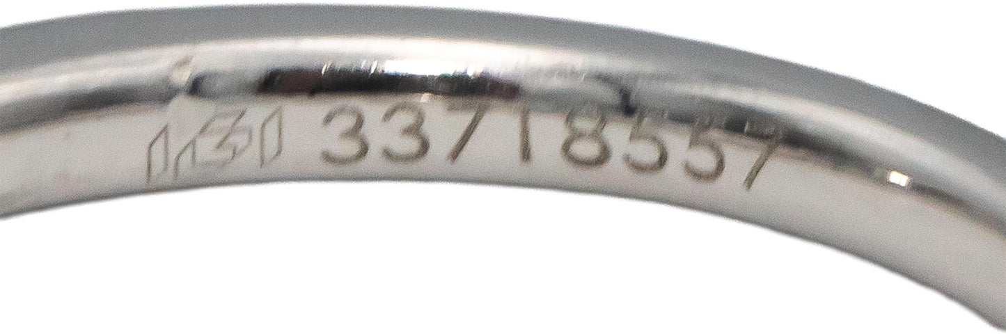 IGI Certified 14k White Gold Round Diamond Anniversary Band Ring .33CT Size 7