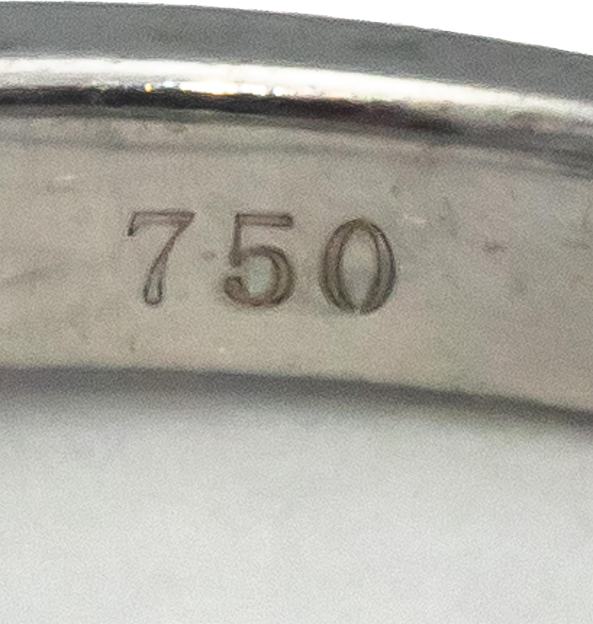 18k White Gold VS Round Diamond Engagement Ring 0.70CT Size 7