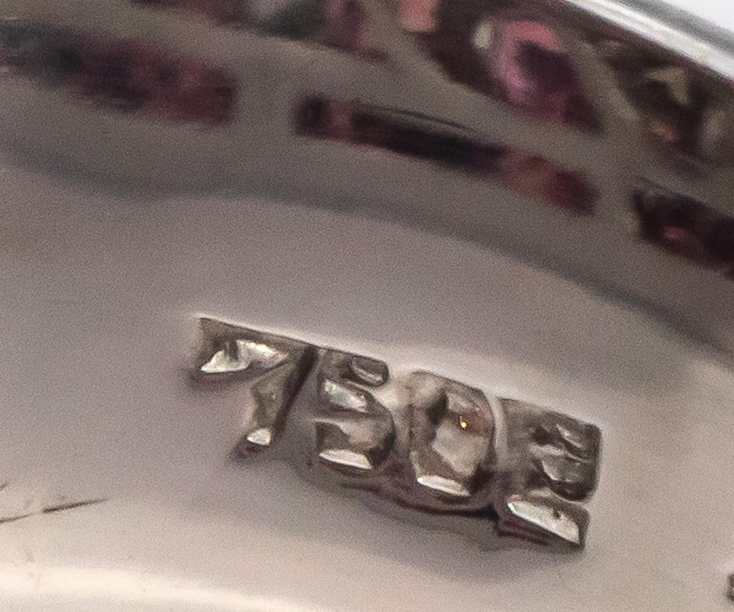 RARE UNIQUE 18k White Gold Tourmaline & Diamond Cocktail Ring 4.65CTW Size 7