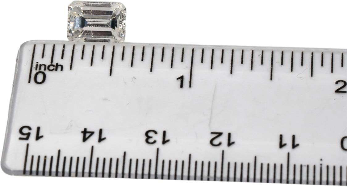 GIA Certified SI2/H Emerald Cut Diamond Loose Stone 3.01CT