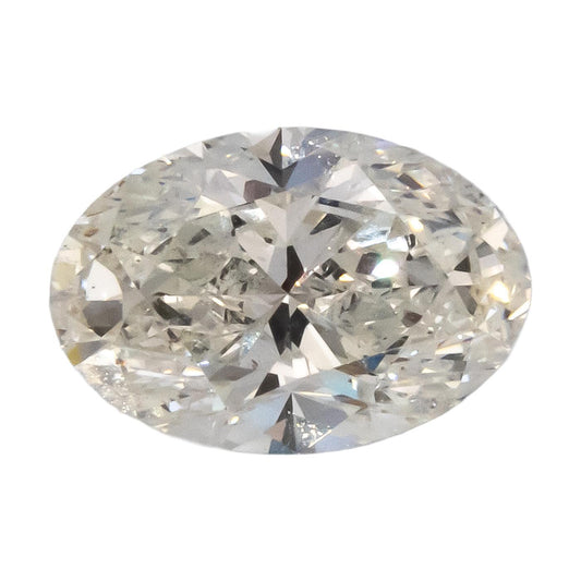 GIA Certified SI2/H Oval Brilliant Diamond Loose Stone 2.01CT