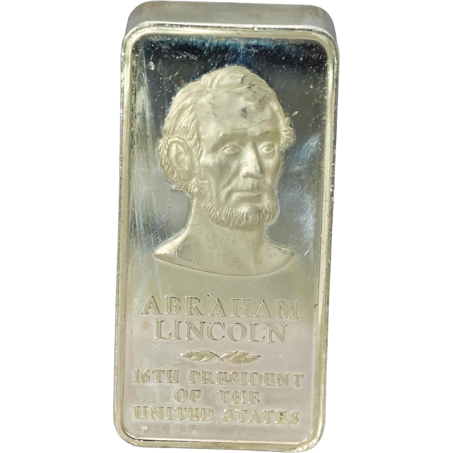 Sterling Silver Abraham Lincoln Art Bar Ingots Collection 2500 Grains 164.21g