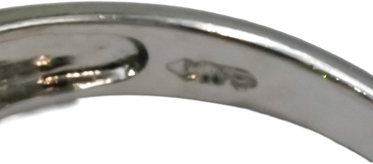 14k White Yellow Gold Diamond and Peridot Cocktail Ring 1.40CT Size 6.75