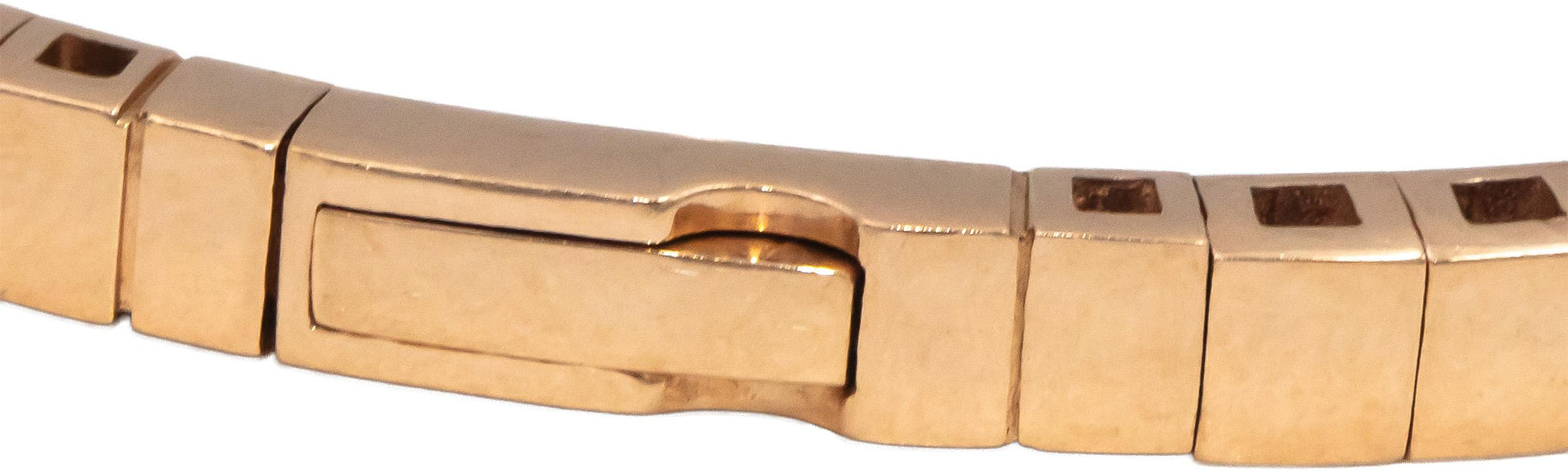 14k Rose Gold VS Round Diamond Flexible Bangle Bracelet 5.69CT