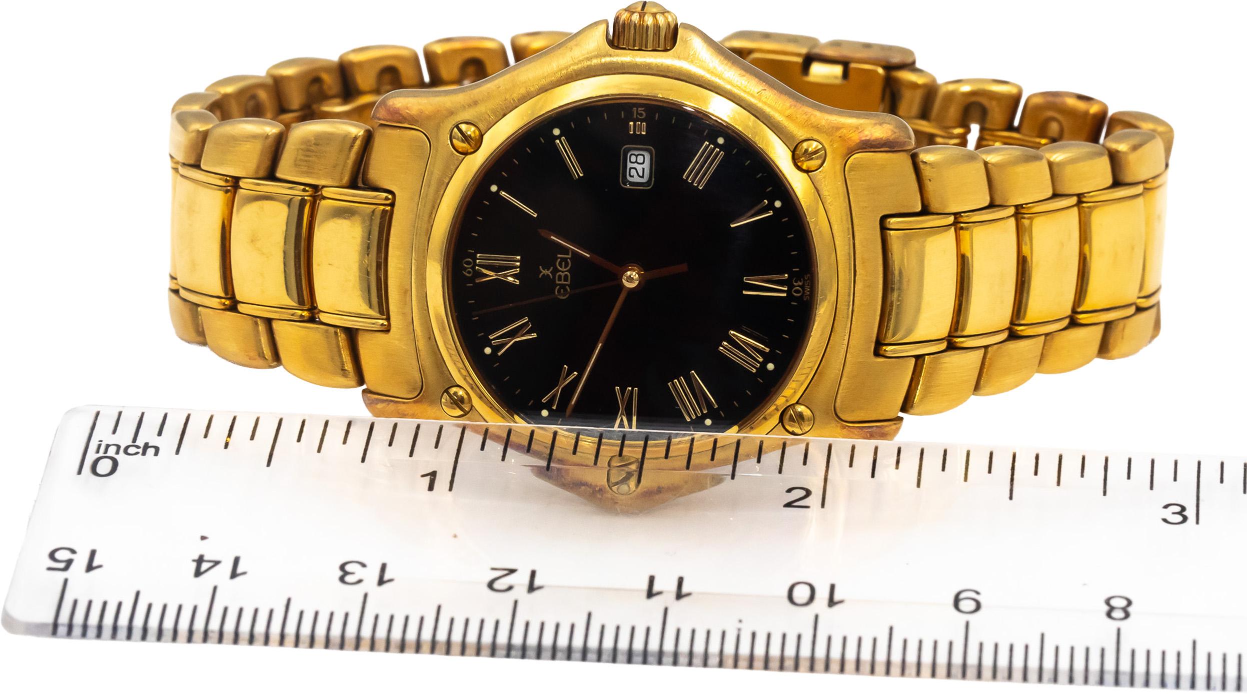 EBEL 18k Yellow Gold 1911 Quartz Watch 35.5mm – Maven Palm Beach