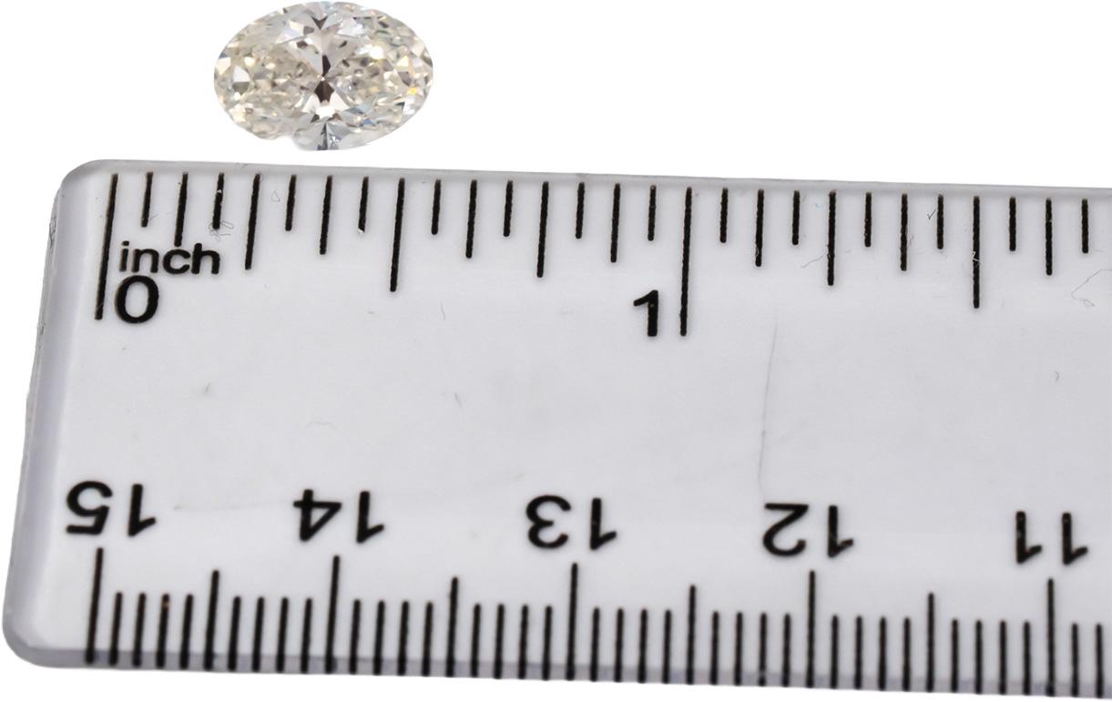 GIA Certified SI2/H Oval Brilliant Diamond Loose Stone 2.01CT