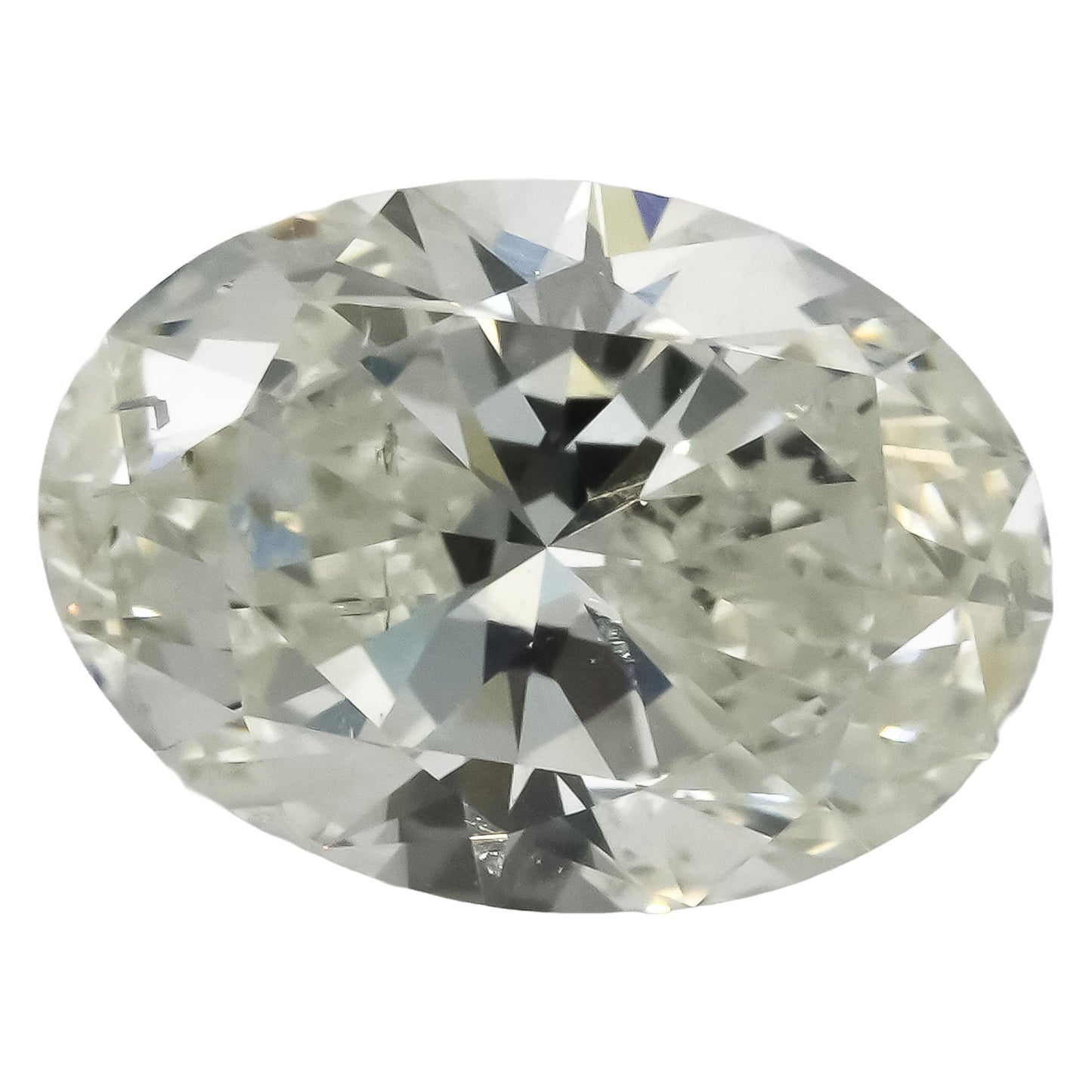 GIA Certified SI2/H Oval Brilliant Cut Loose Diamond Stone 2.01CT