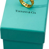 TIFFANY & CO. 18k Gold T True 5.5mm Wide Ring Size 8 w/ Box 2900.00 Retail