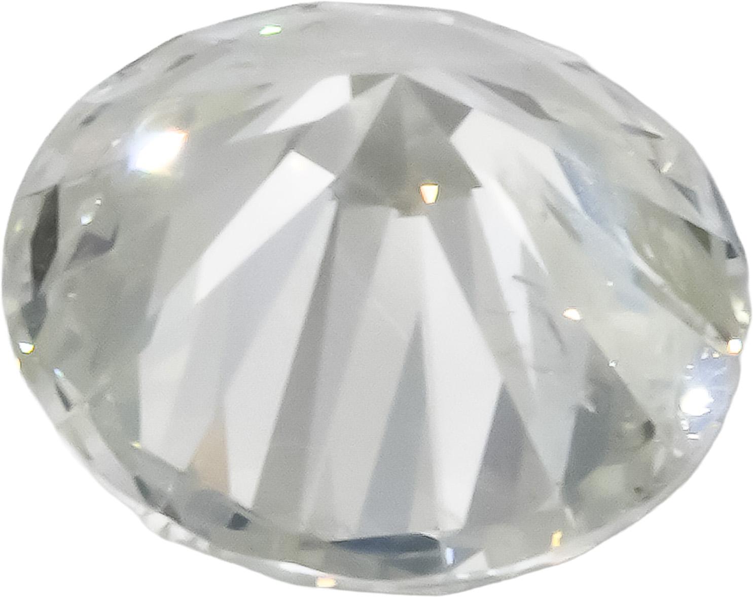 HRD Certified I1/G Round Cut Natural Diamond Loose Stone 3.01CT