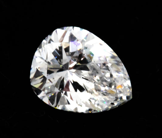 GIA Certified SI2/D Pear Brilliant Cut Loose Diamond w/ Report 0.95CT