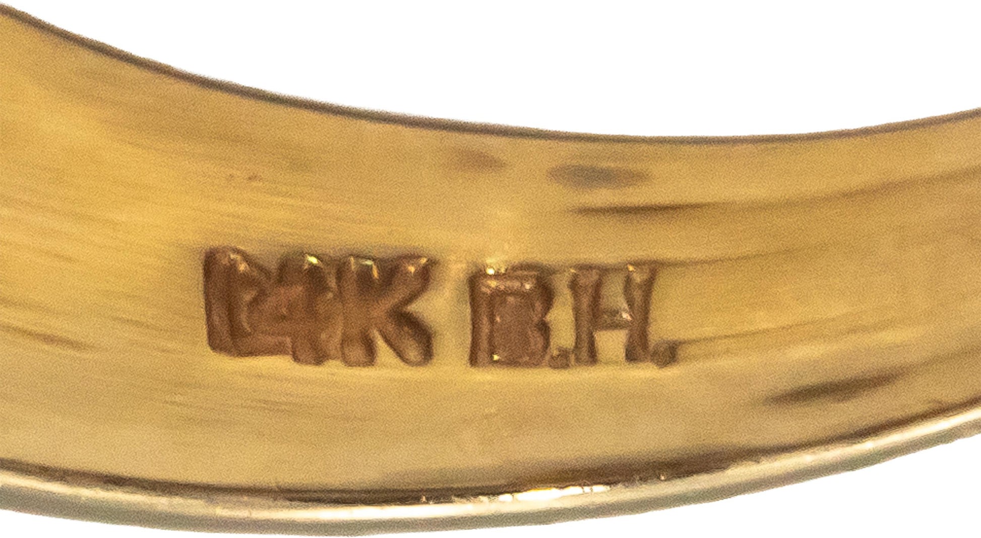 14k Yellow Gold Diamond and Sapphire Cocktail Ring 1.24CT Size 5.75