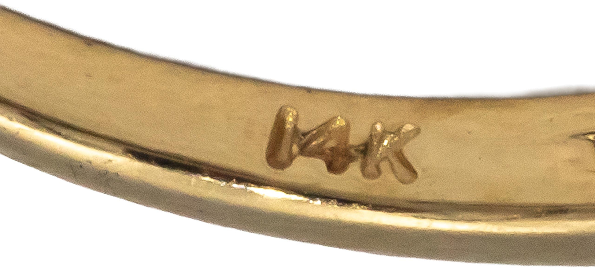 14k Yellow Gold Jewelry 0.35CT Round Cut Diamond Ring Size 4.5