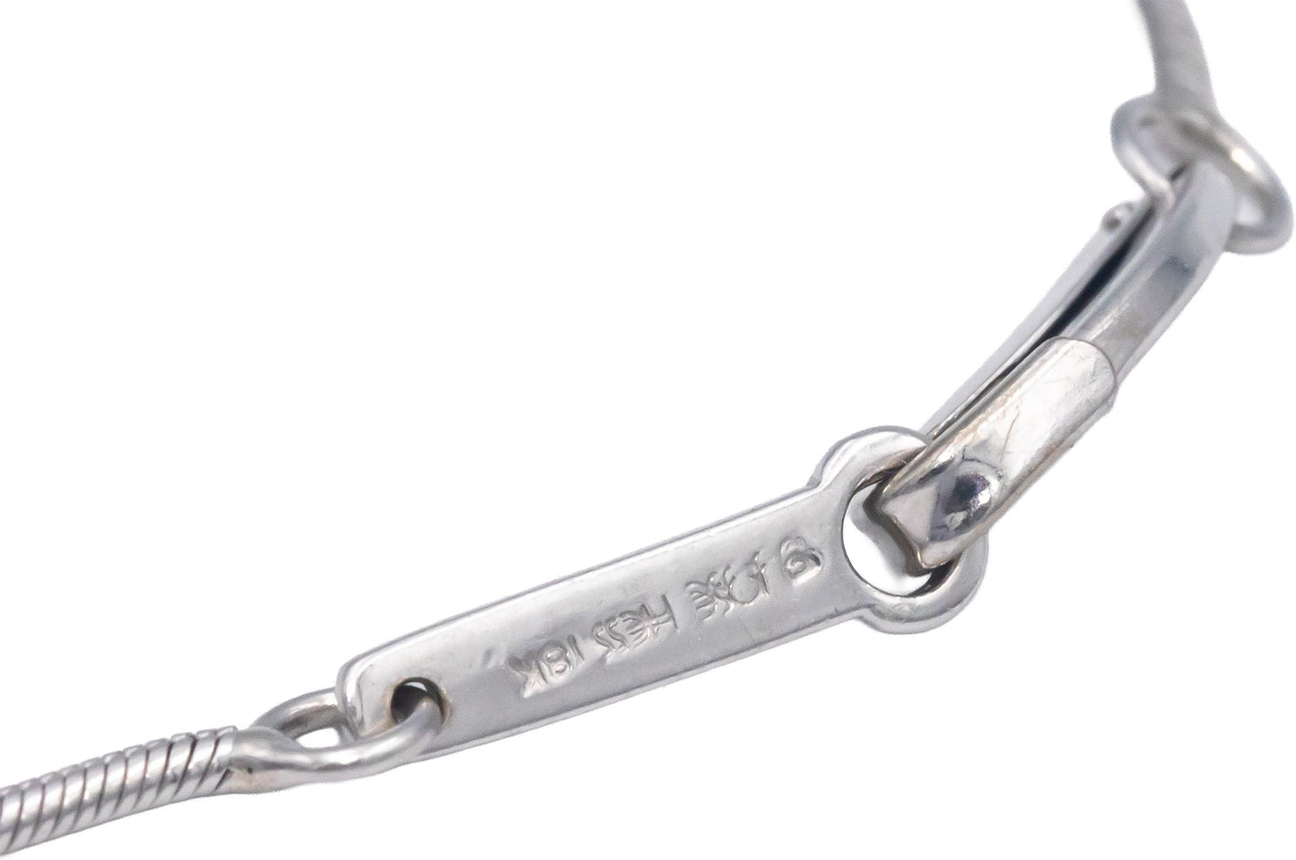JOSE HESS 18k White Gold VS Diamond Pendant Necklace 1.10CT w/ 1.0CT Center