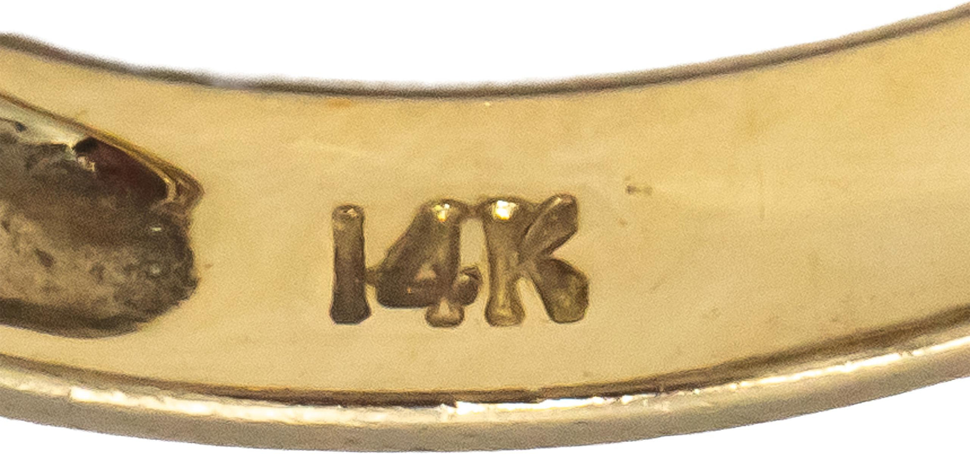 14k Yellow Gold Baguette Cut Channel Set Diamond Band Ring 0.50CT Size 7