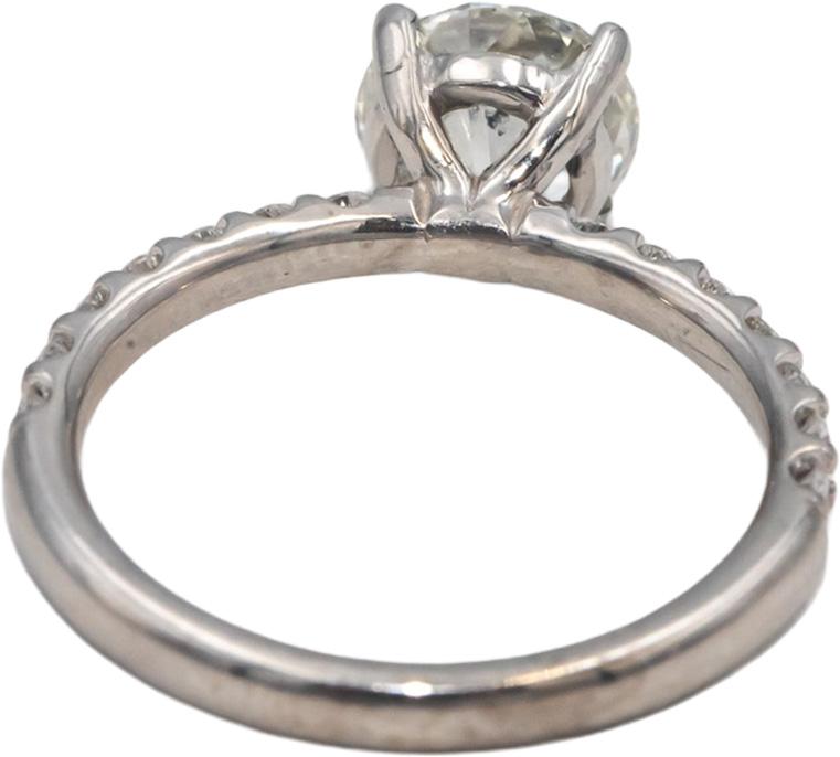 GIA CROWN OF LIGHT Platinum 18k Diamond Engagement Ring 2.61CT w/ 2.11CT Center