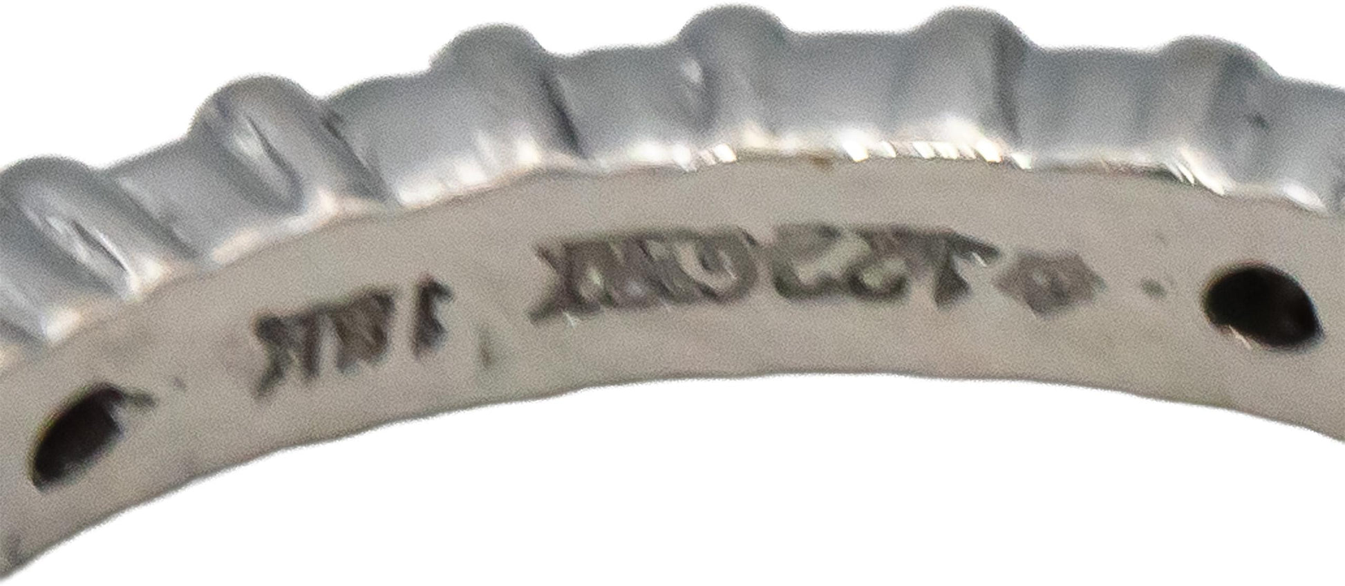 ROBERTO COIN 18k White Gold VS Round Diamond Inside Out Hoop Earrings 1.50CT