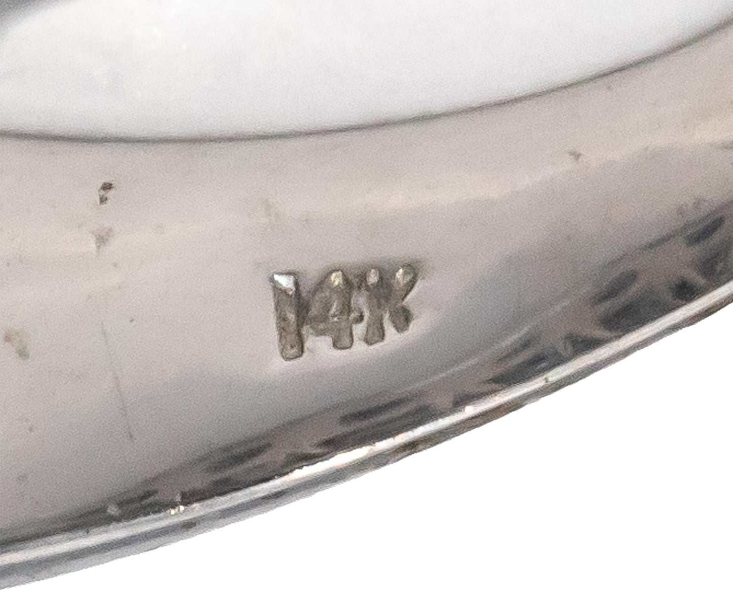 14k White Gold White and Blue Diamond Cluster Cocktail Ring 1.50CT Size 7