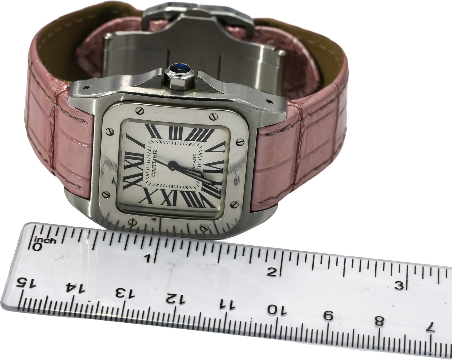 CARTIER Stainless Steel Santos 100 34mm Automatic Watch Ref. 2878