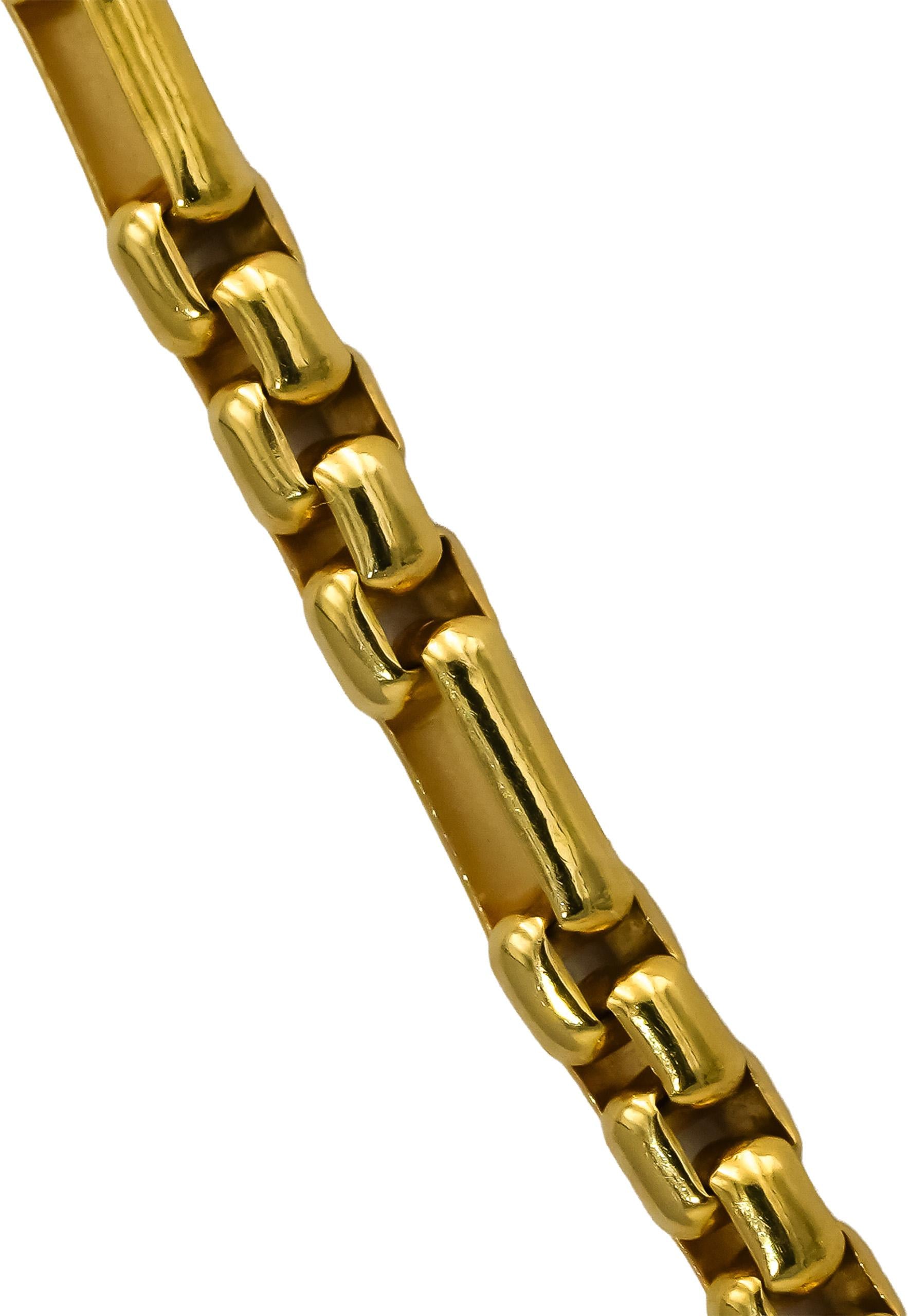 DAVID YURMAN 18k Yellow Gold 3mm Wide Chain Necklace 9700 Retail Value