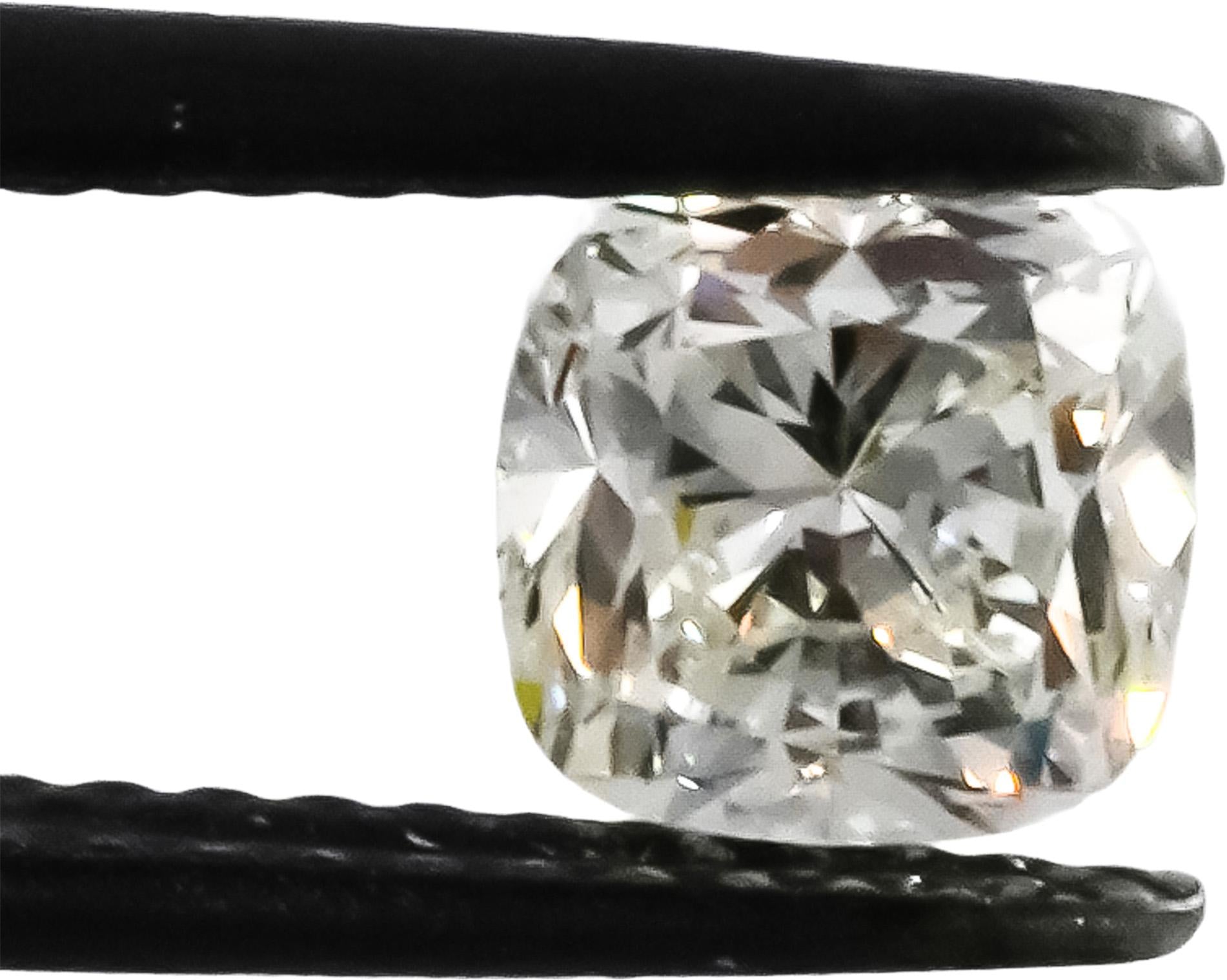 GIA Certified VS2/G Cushion Cut Natural Diamond Loose Stone 1.01CT