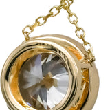 14k Yellow Gold VS Round Lab-Grown Diamond Solitaire Pendant Necklace 1.57CT
