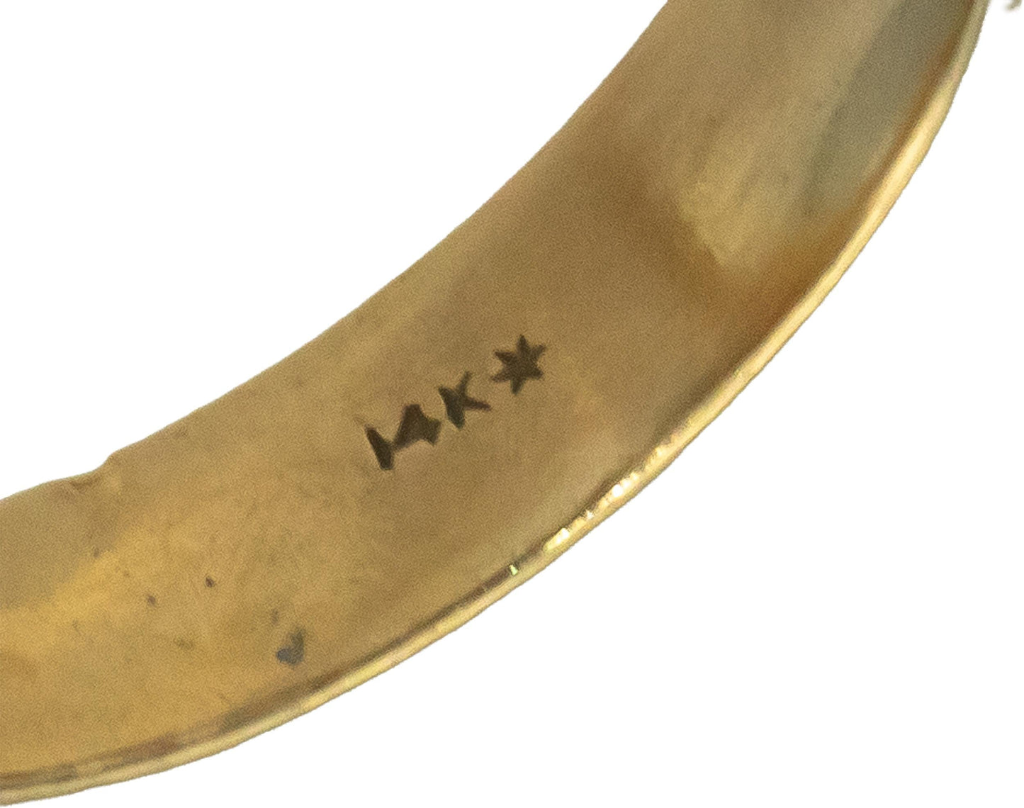 14k Yellow Gold 1.25CT Oval Cut Citrine Solitaire Ring Size 6