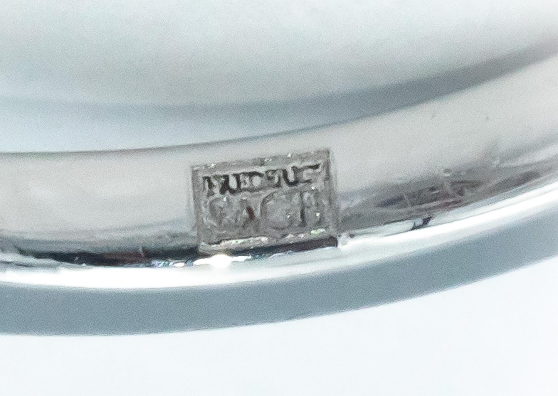 14k White Gold 1.51CT Round Diamond and Oval Tourmaline Ring Size 6