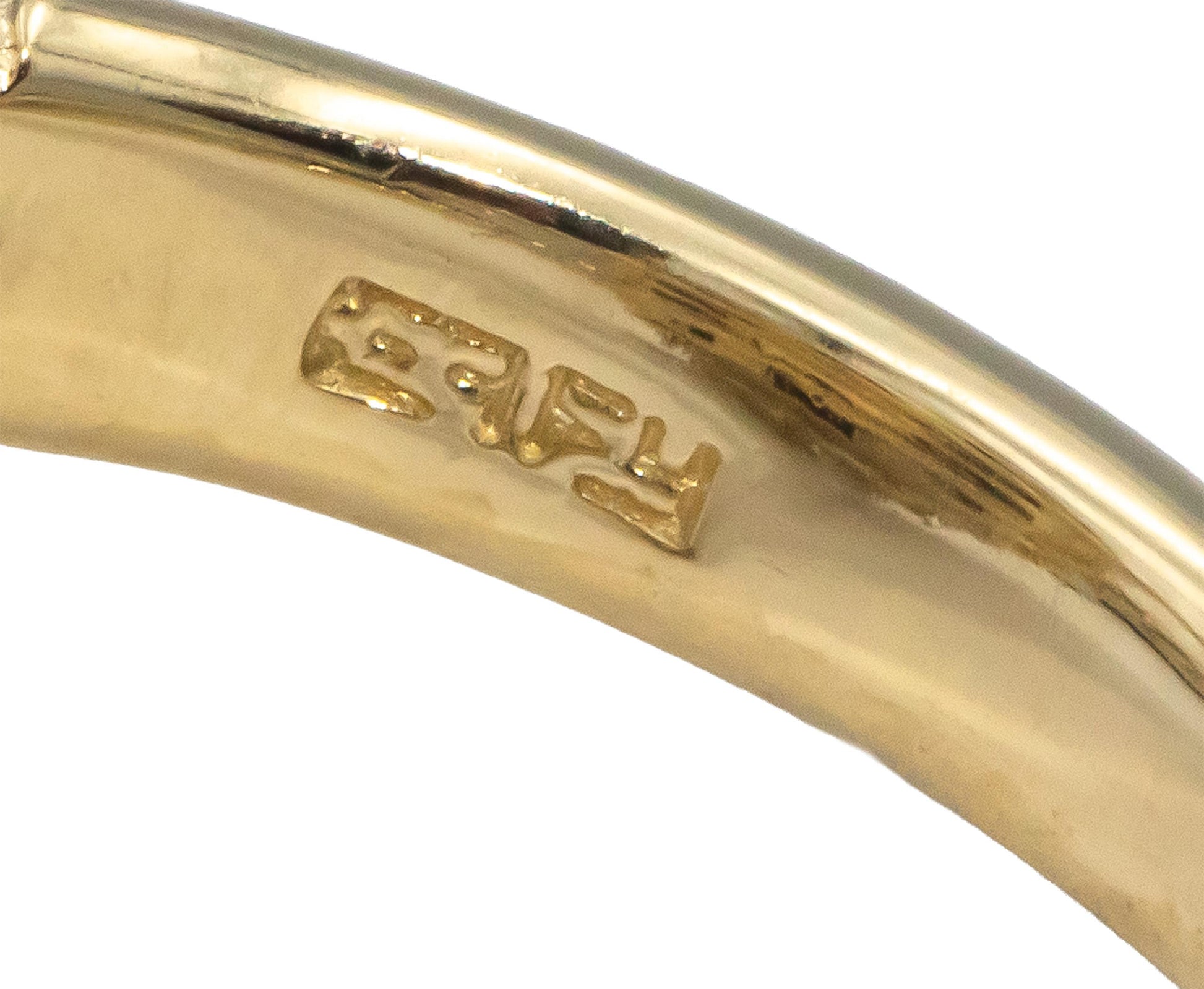EFFY D'ORO COLLECTION 14k Yellow Gold 0.75CT Cluster Ring Size 6.75